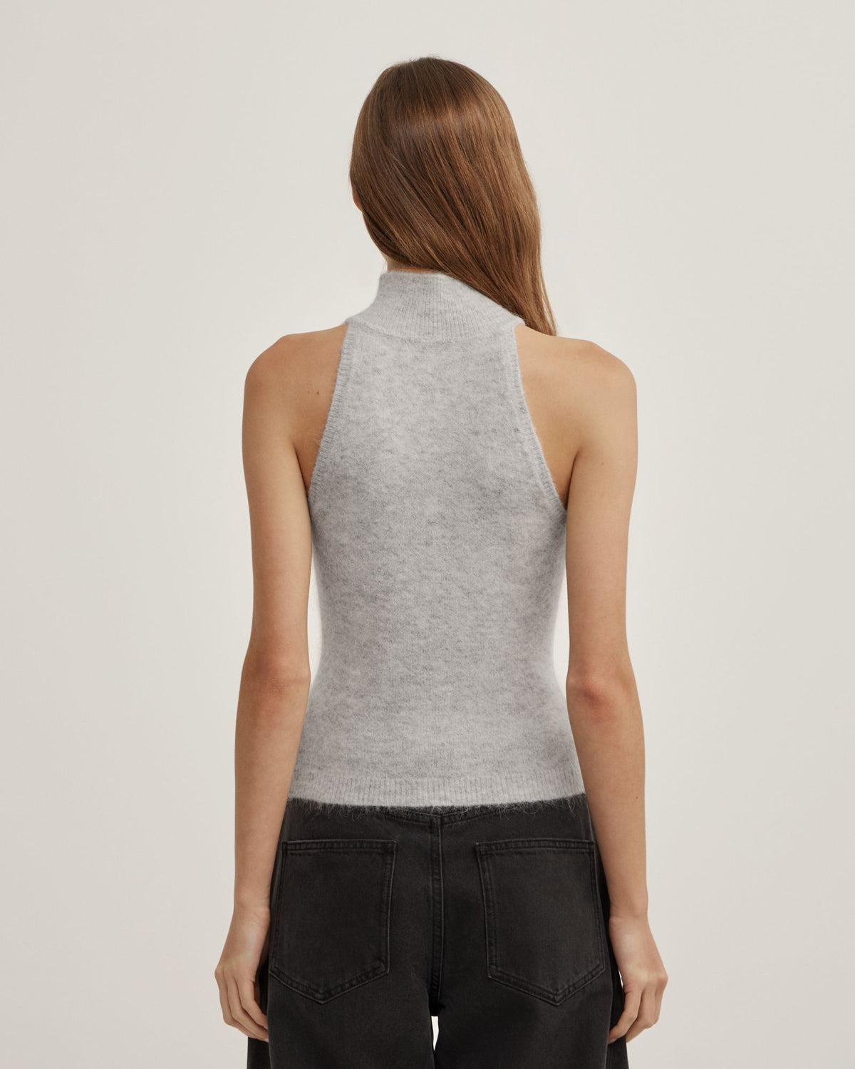 Fluffy High Neck Tank