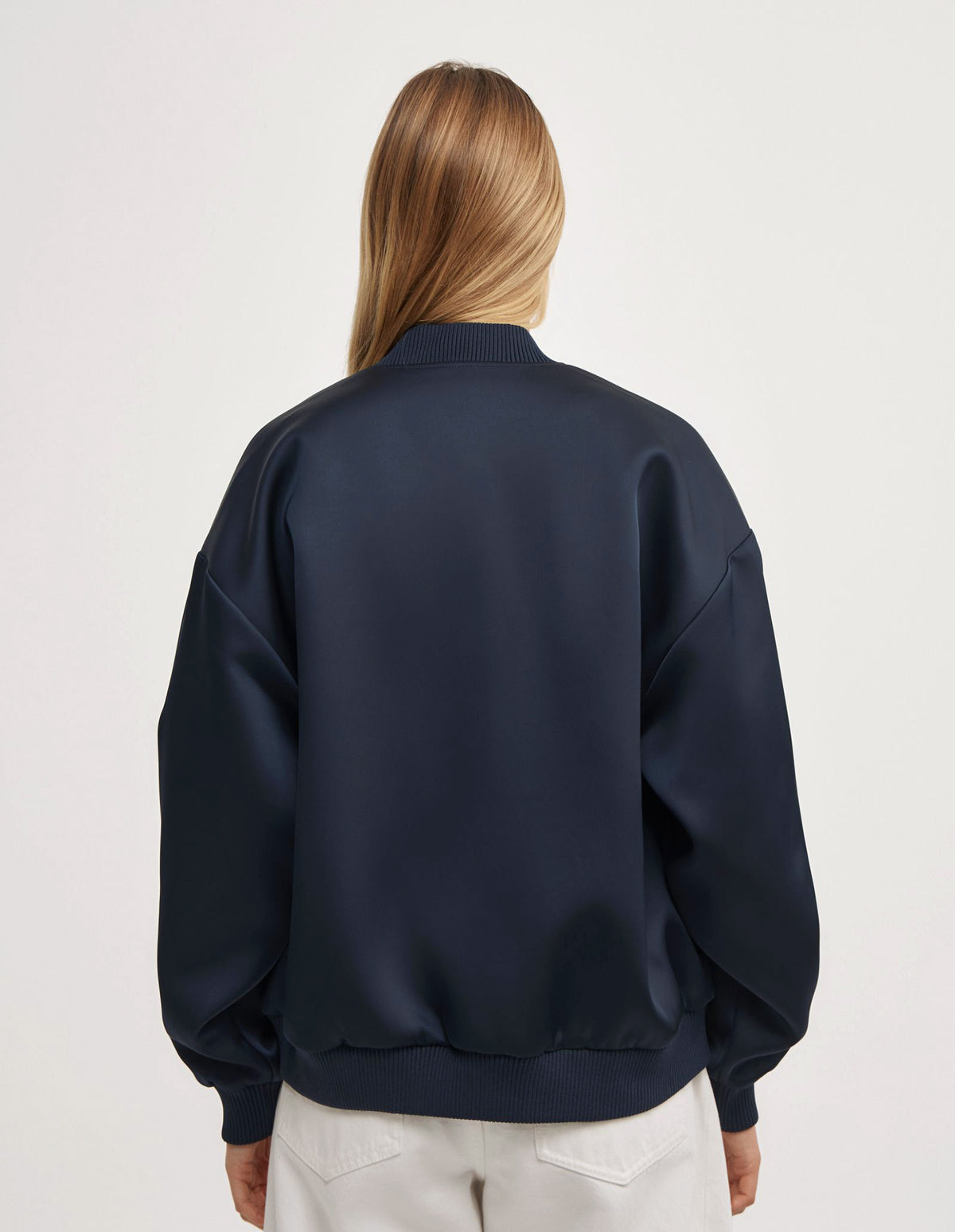 Satin Bomber Jacket