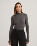 High Neck Long Sleeve Top