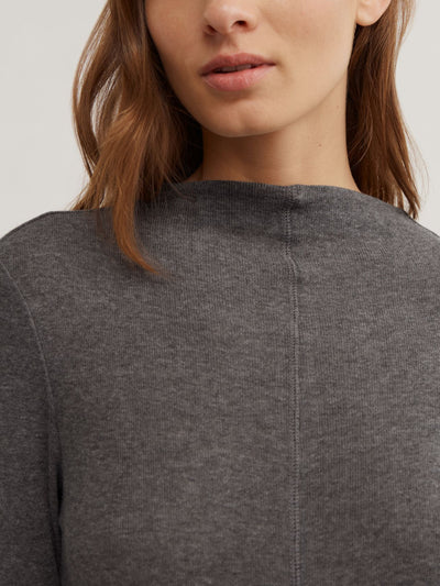 High Neck Long Sleeve Top