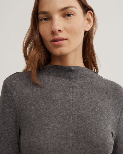 High Neck Long Sleeve Top