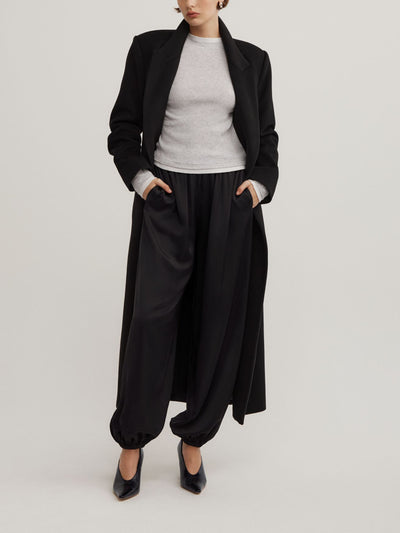Contrast Trim Long Sleeve Top