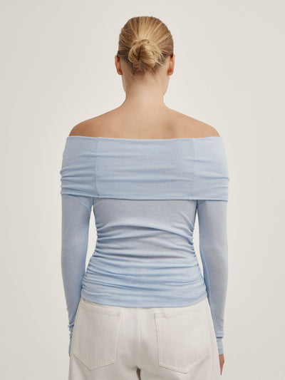 Off Shoulder Long-Sleeve Top