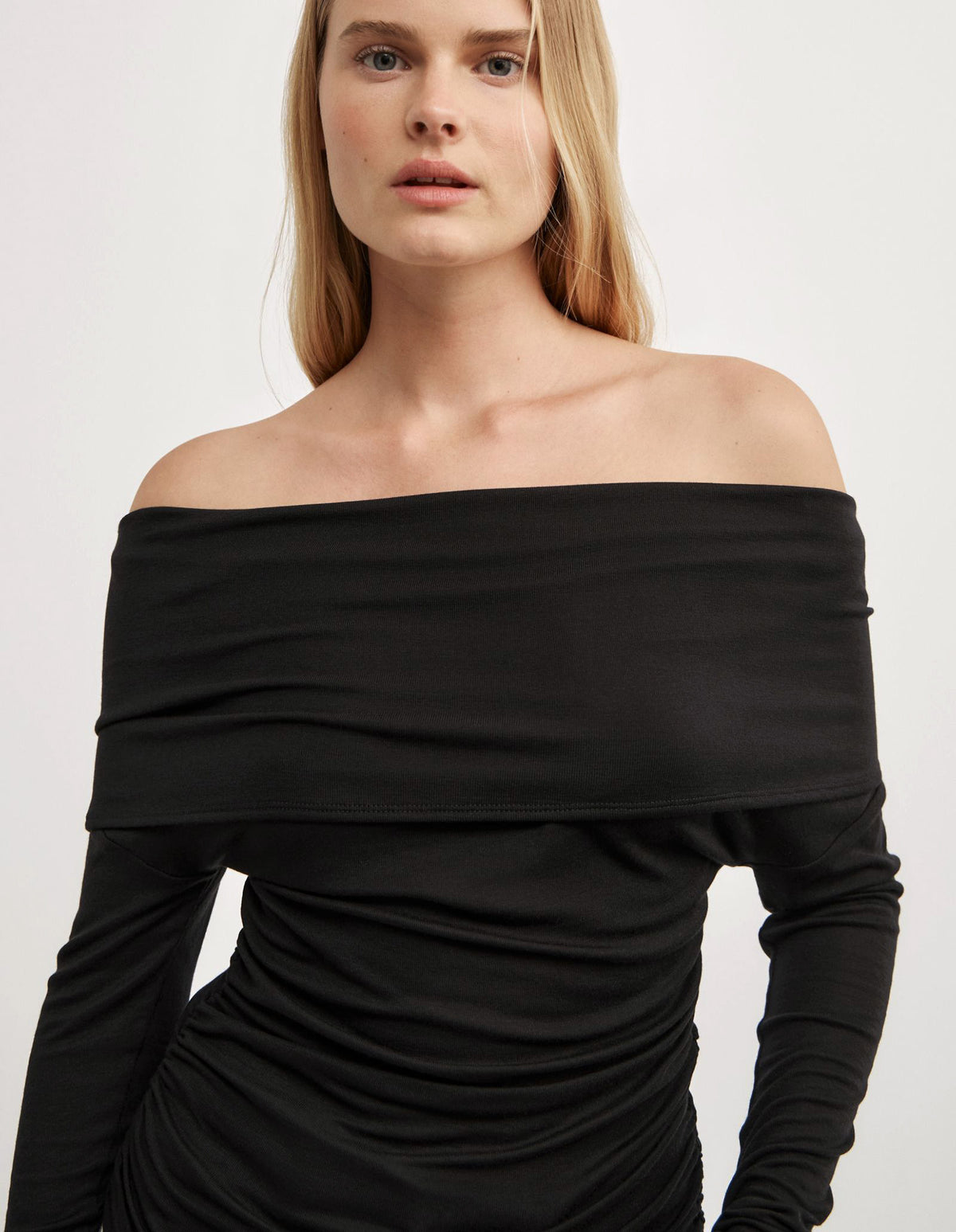 Off Shoulder Long-Sleeve Top