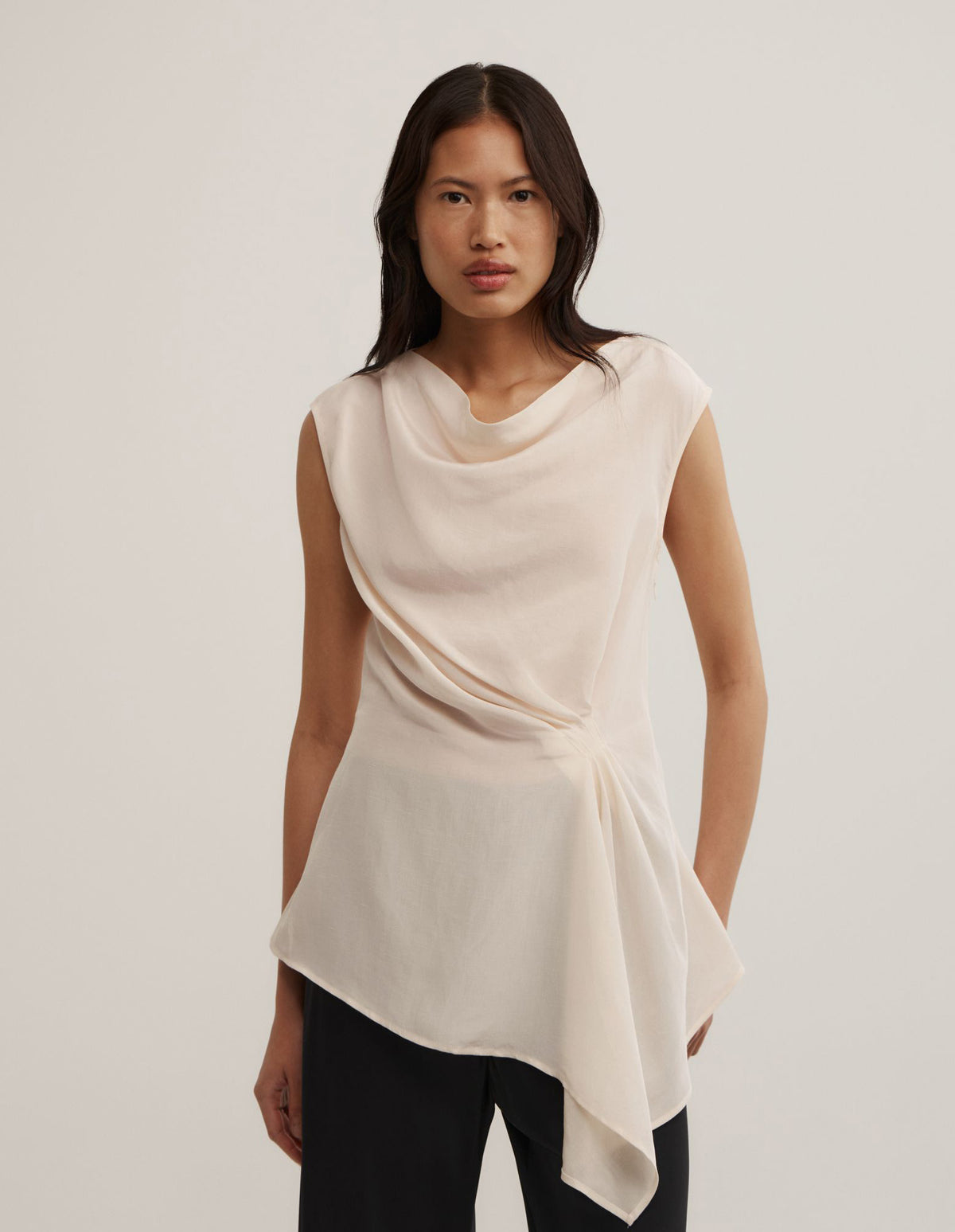 Tuck Drape Shirt