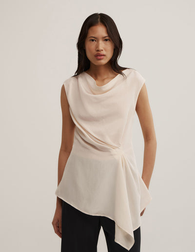 Tuck Drape Shirt