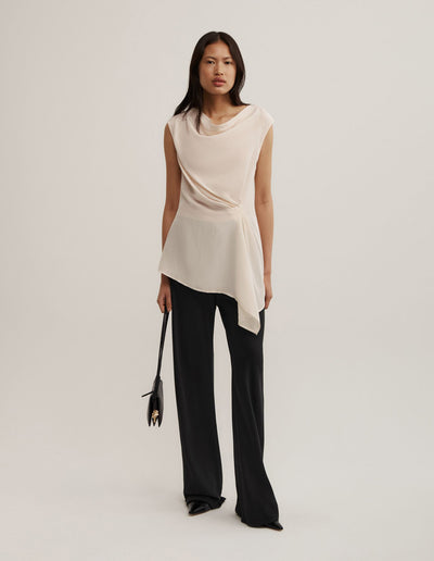 Tuck Drape Shirt