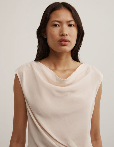 Tuck Drape Shirt