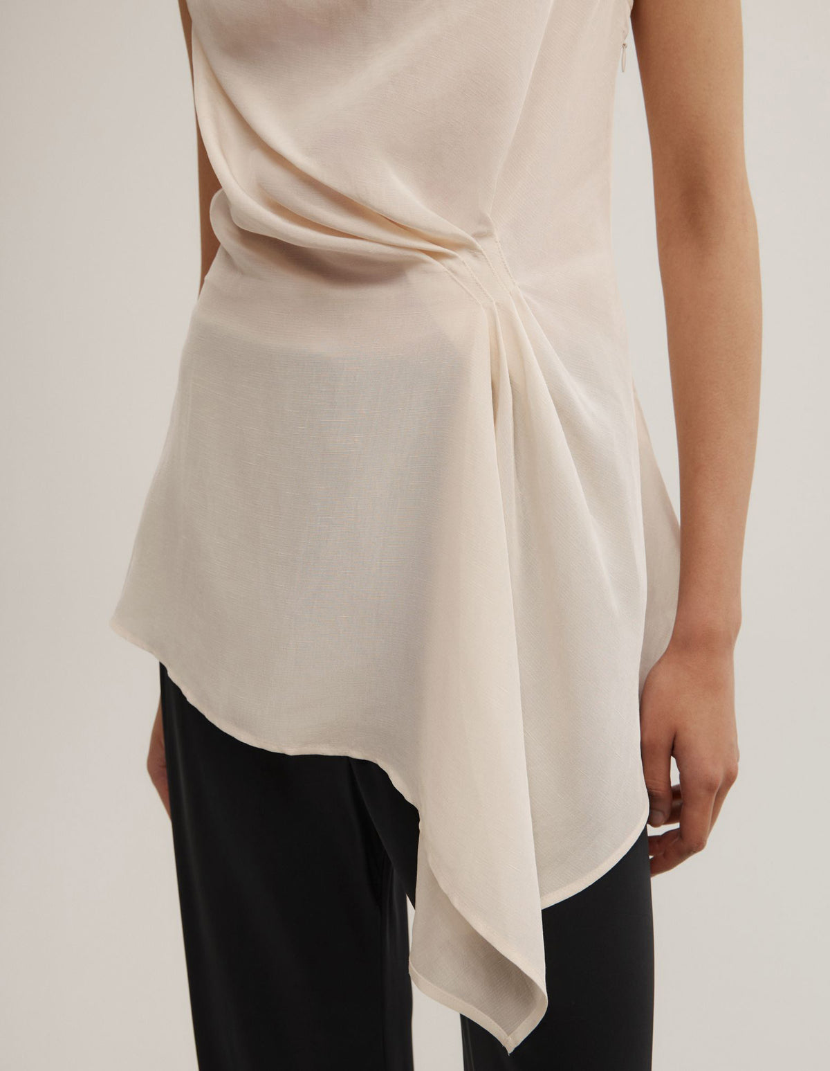 Tuck Drape Shirt