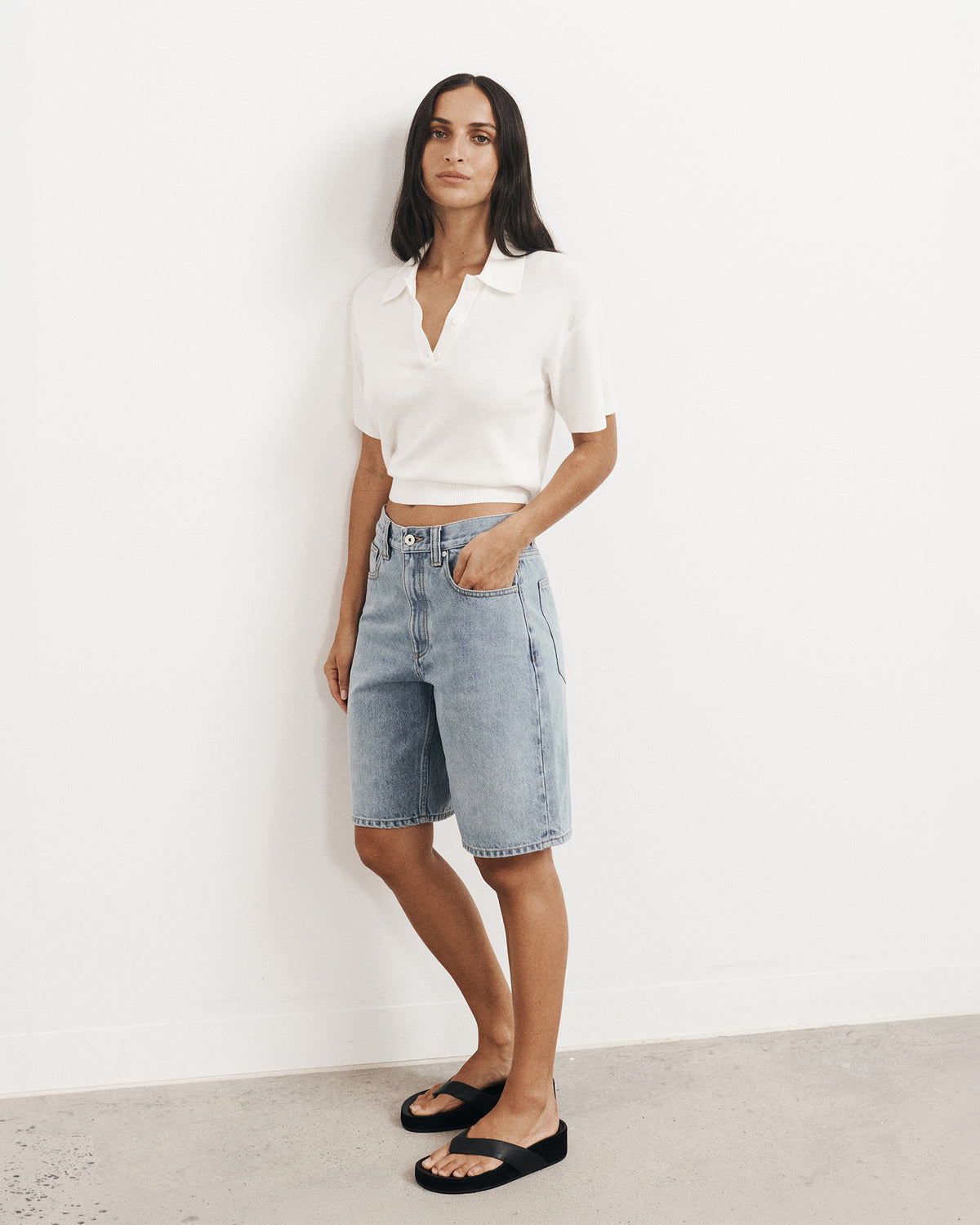 Denim Bermuda Short