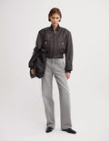 Mid Rise Straight Jeans