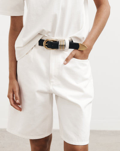 Denim Bermuda Shorts