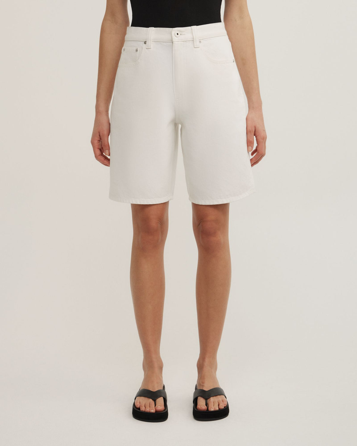 Denim Bermuda Shorts