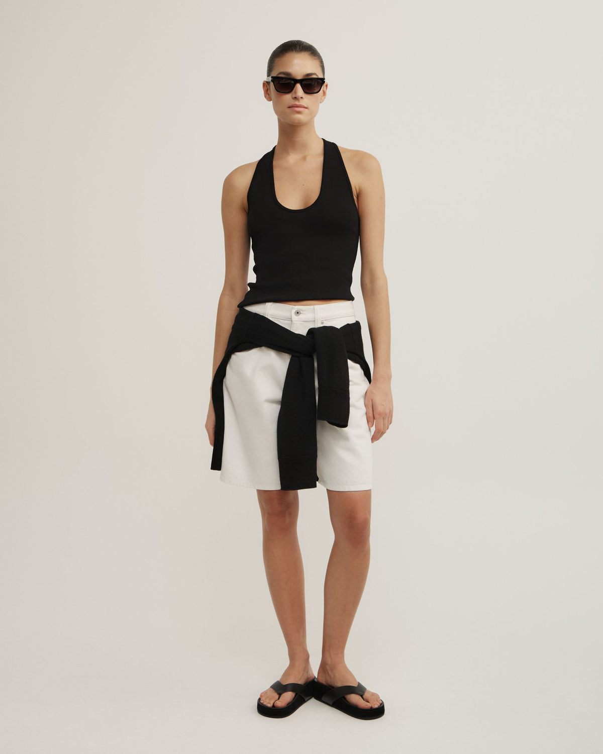 Denim Bermuda Shorts
