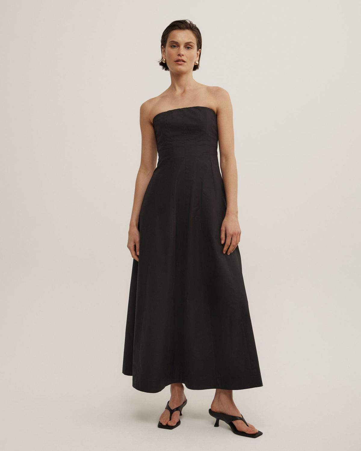 Strapless Panel Dress