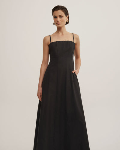 Strapless Panel Dress