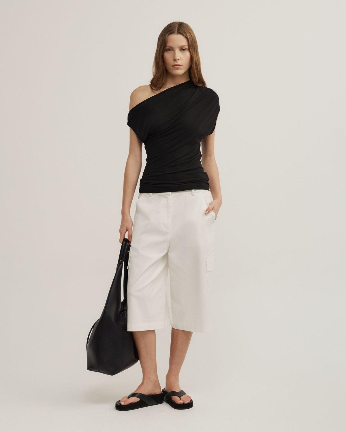 Asymmetric Jersey Top