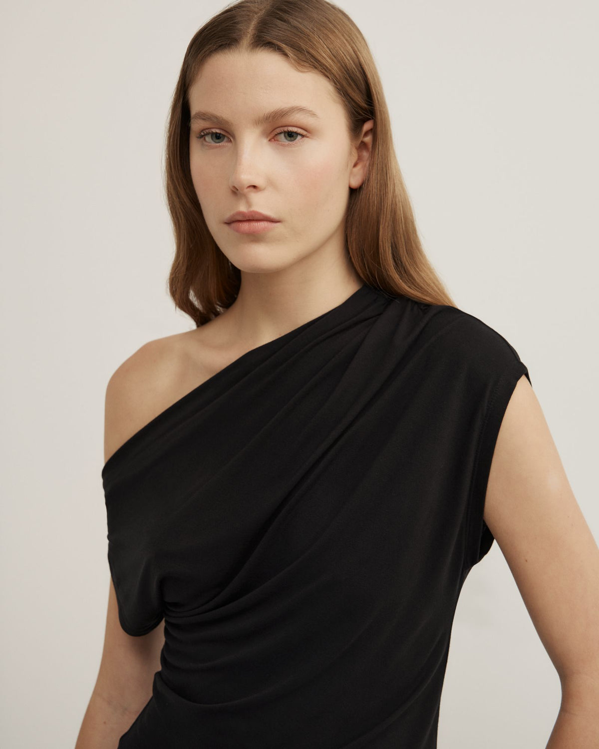 Asymmetric Jersey Top