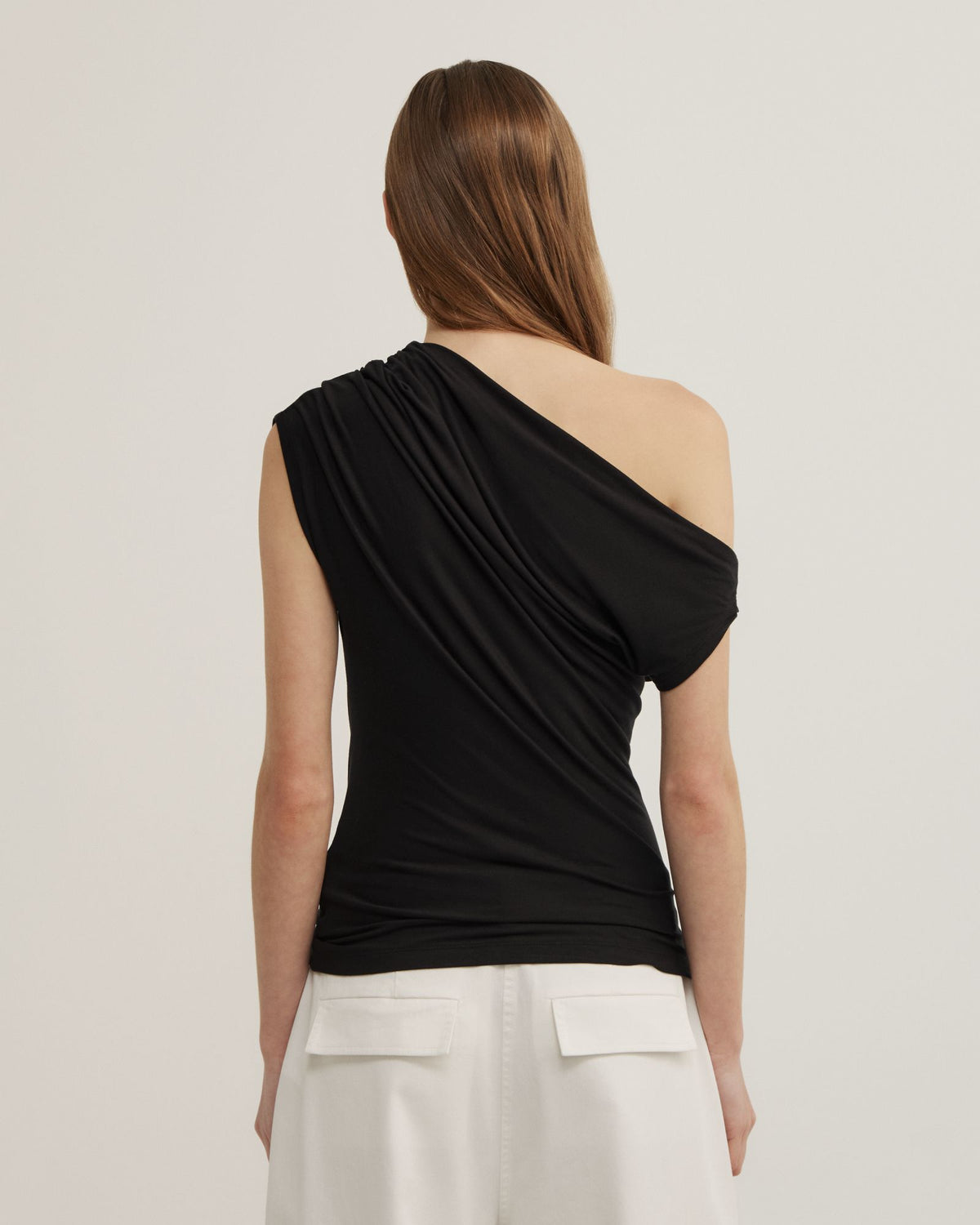 Asymmetric Jersey Top