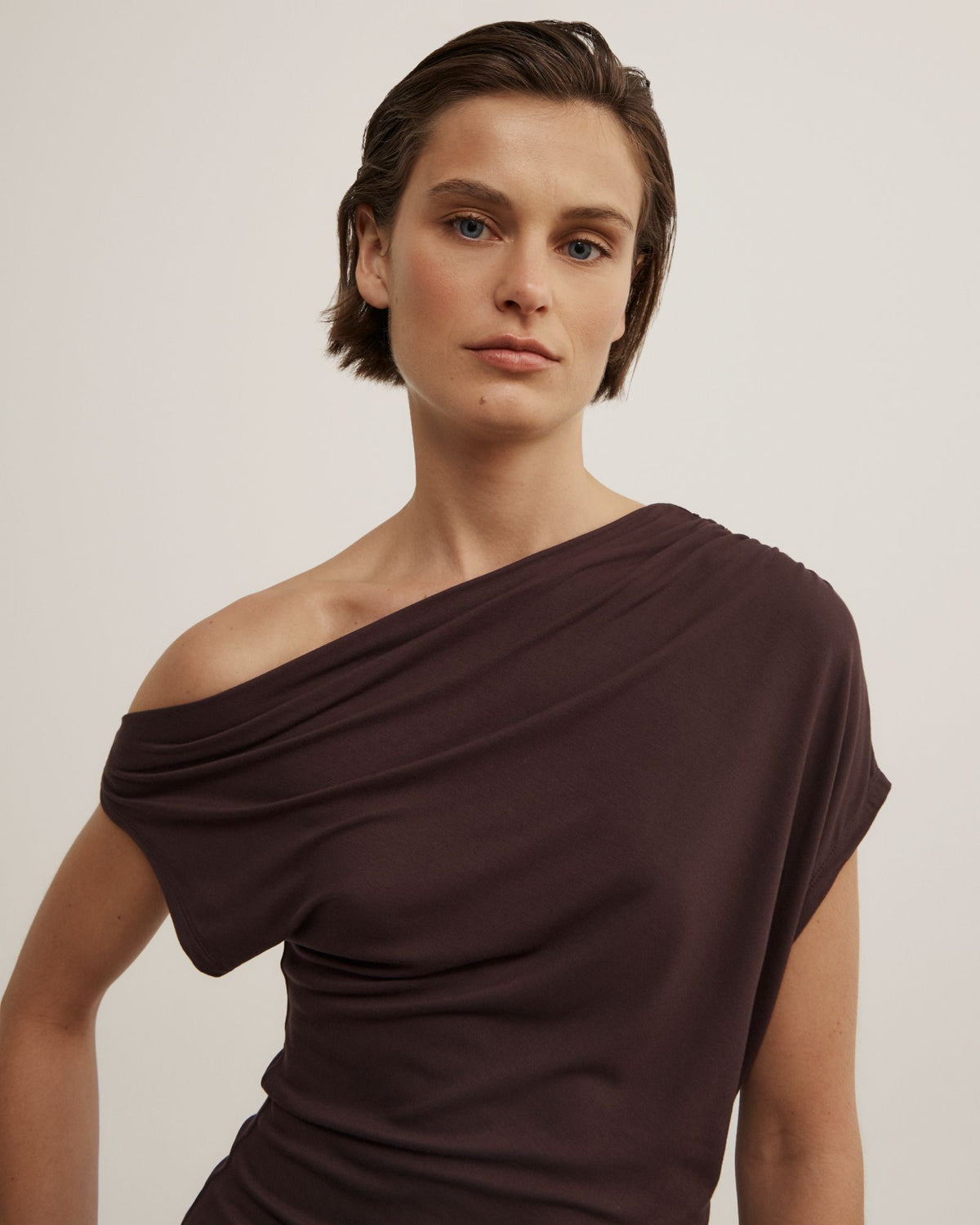 Asymmetric Jersey Top