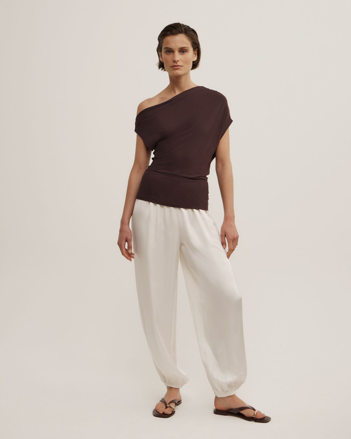 Asymmetric Jersey Top