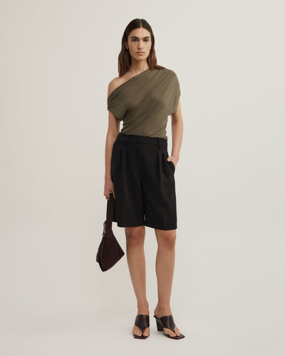 Asymmetric Jersey Top
