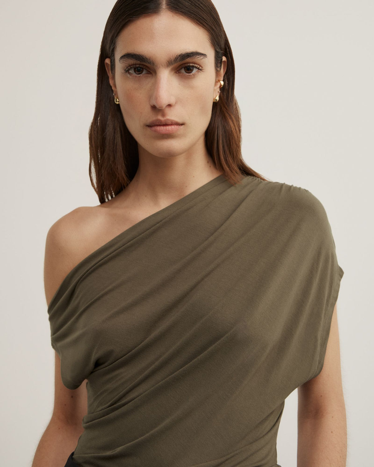 Asymmetric Jersey Top