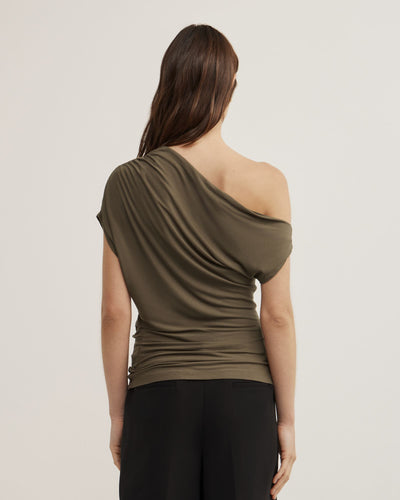 Asymmetric Jersey Top