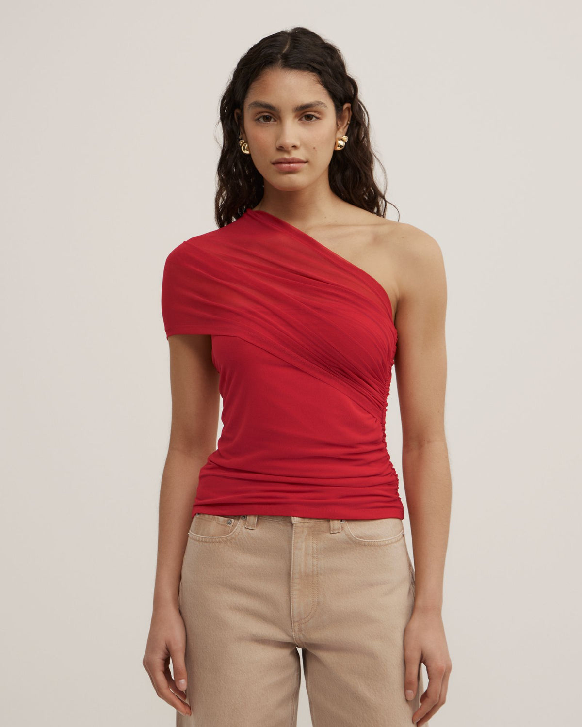 Mesh Overlay Top