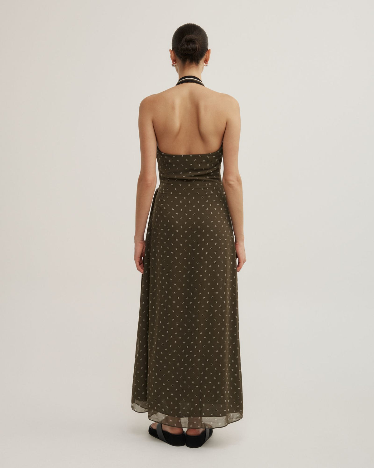 Wrap Halter Maxi Dress