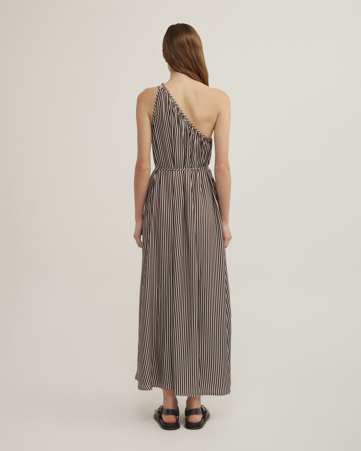 One Shoulder Maxi Dress