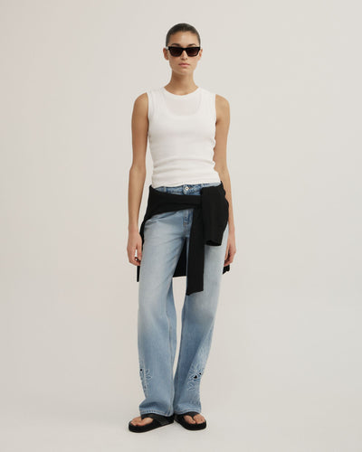Cutwork Jeans