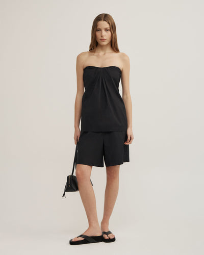 Gathered Bandeau Top