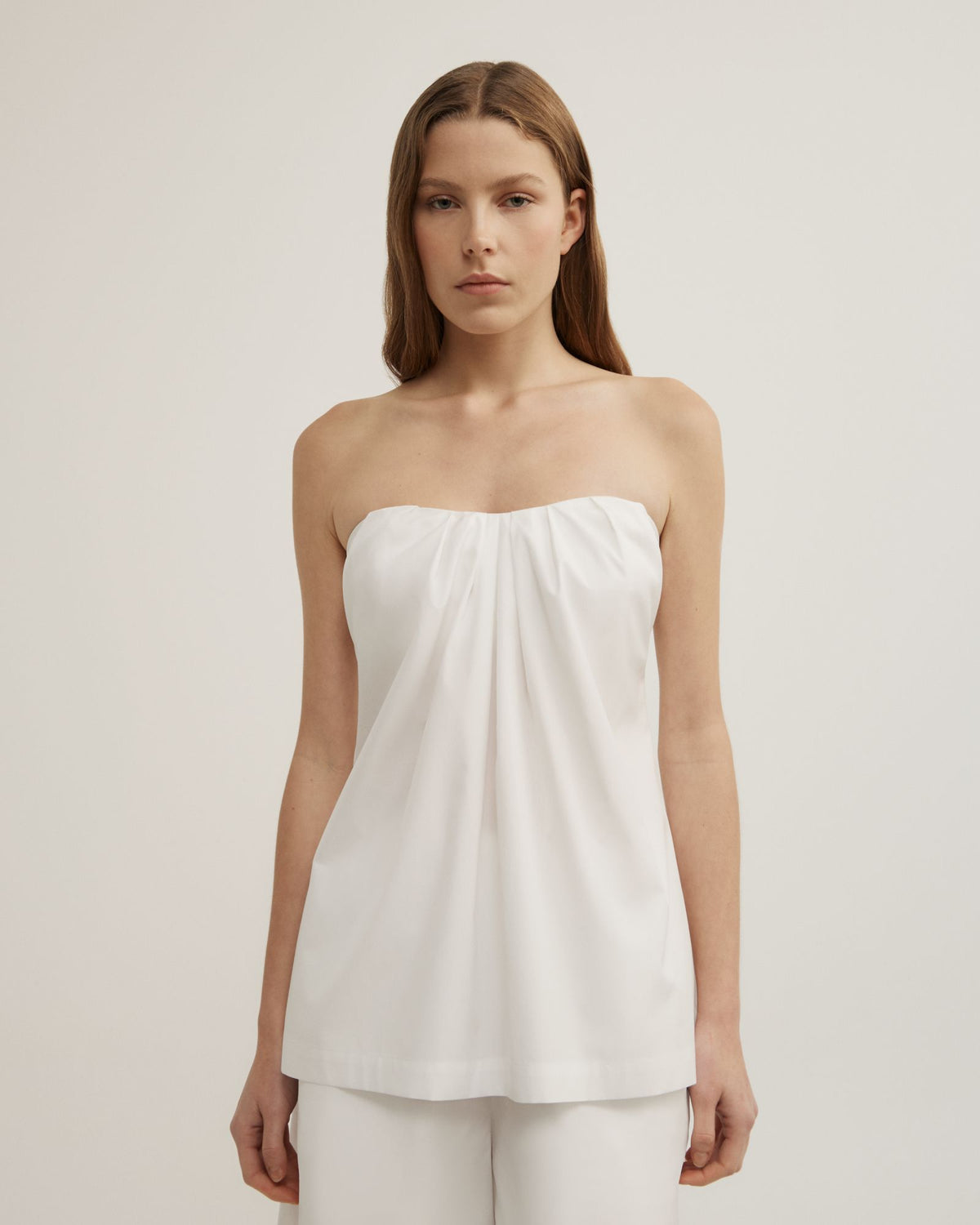 Gathered Bandeau Top