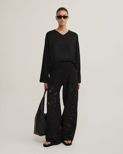 Pull On Lace Pant