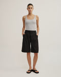 Pinstripe Bermuda Shorts