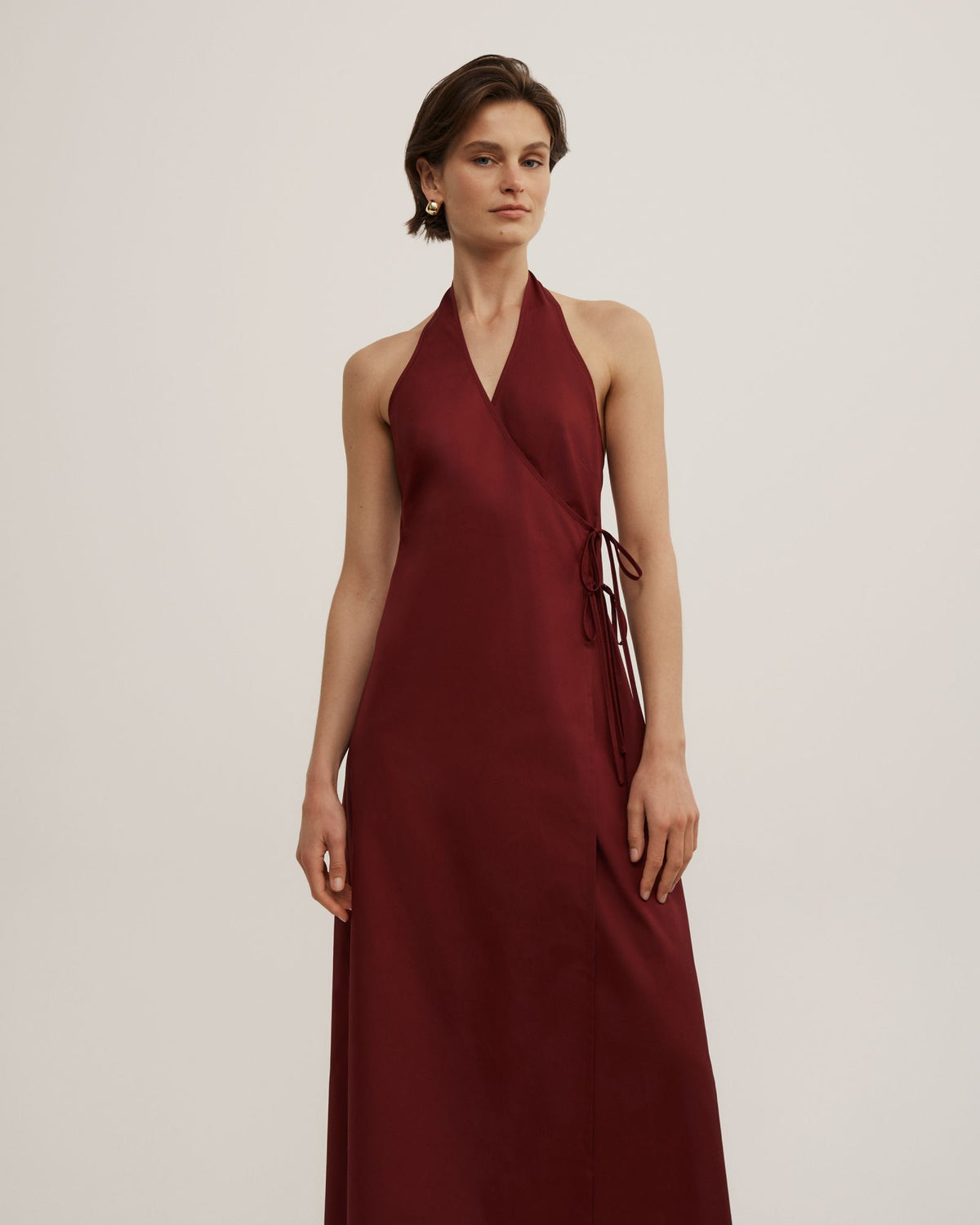 Halter Wrap Dress