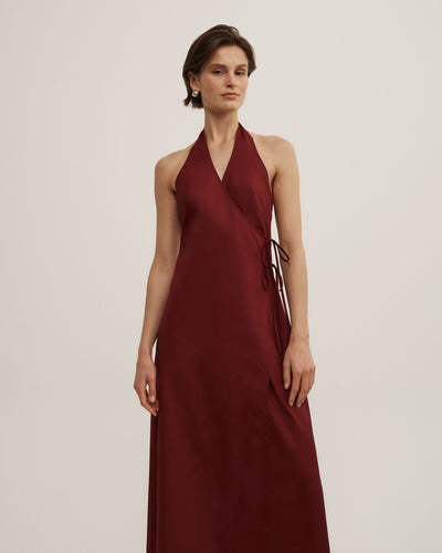 Halter Wrap Dress