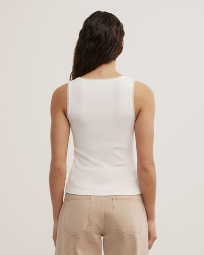 Lace Trim Tank