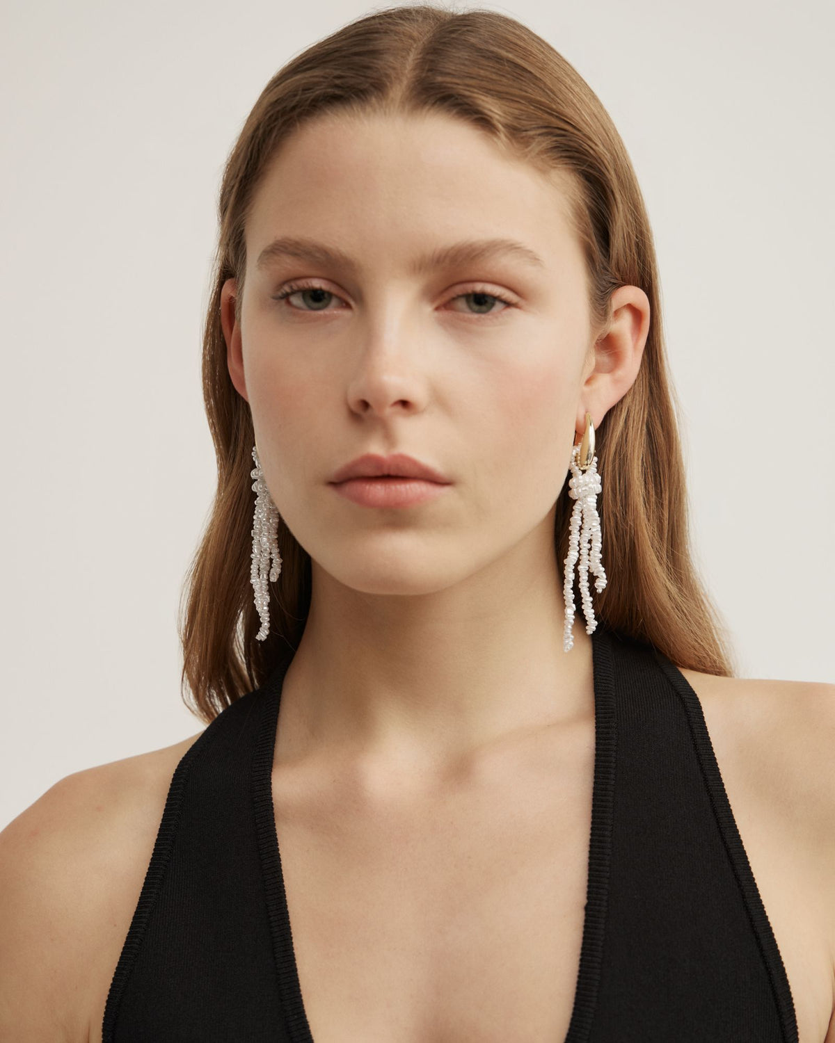 Olive Drop Earrings
