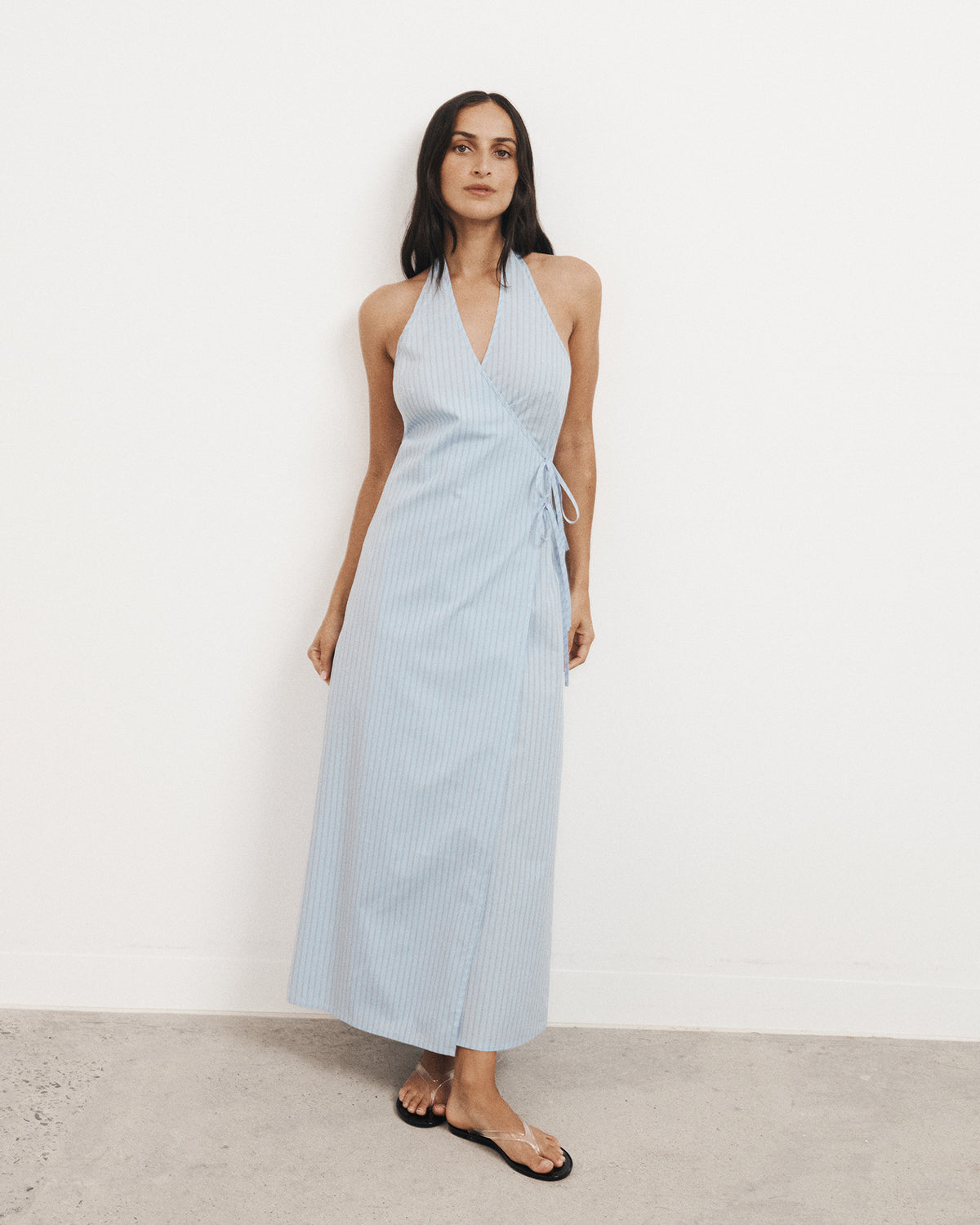 Halter Wrap Dress