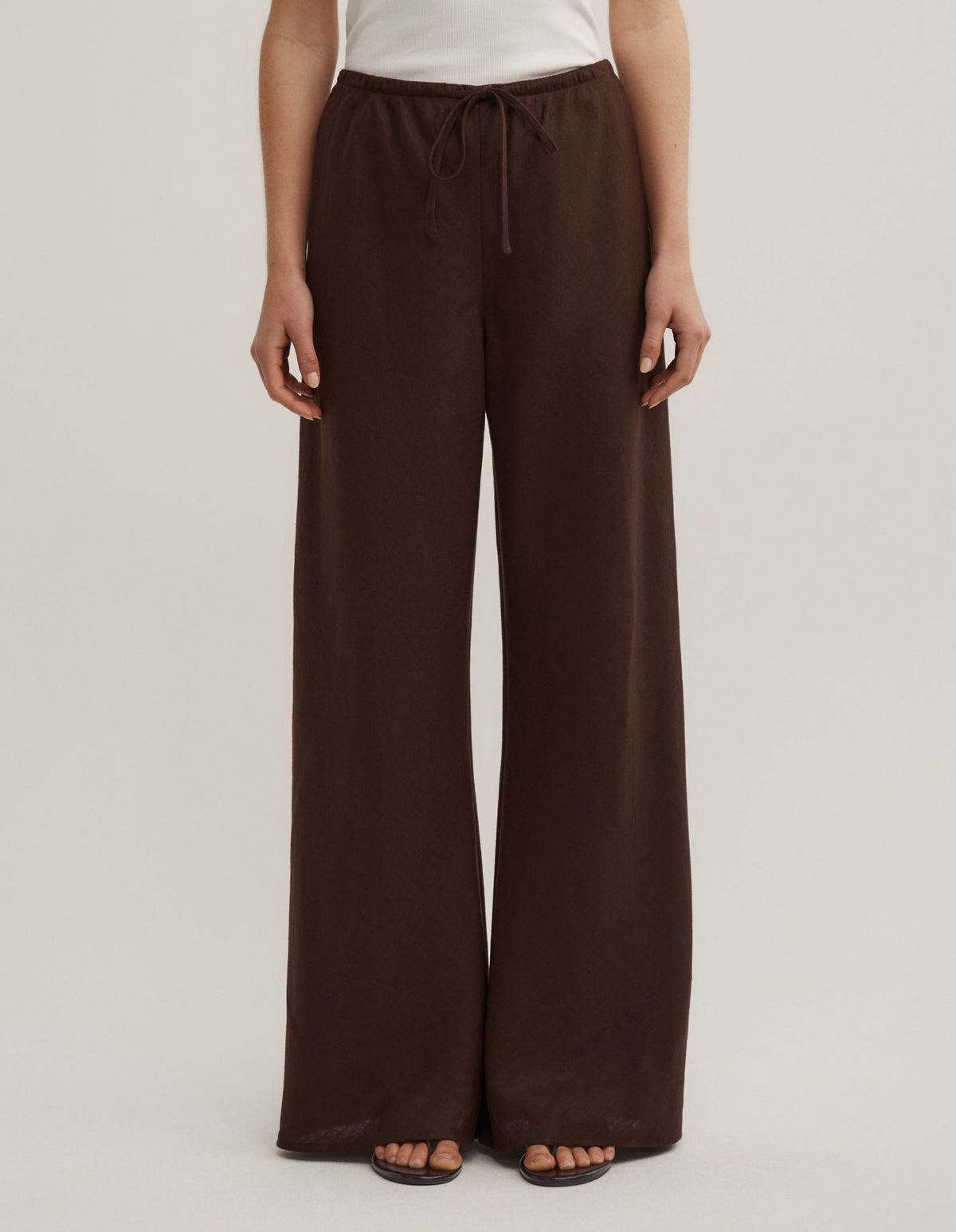 Bias Linen Pants
