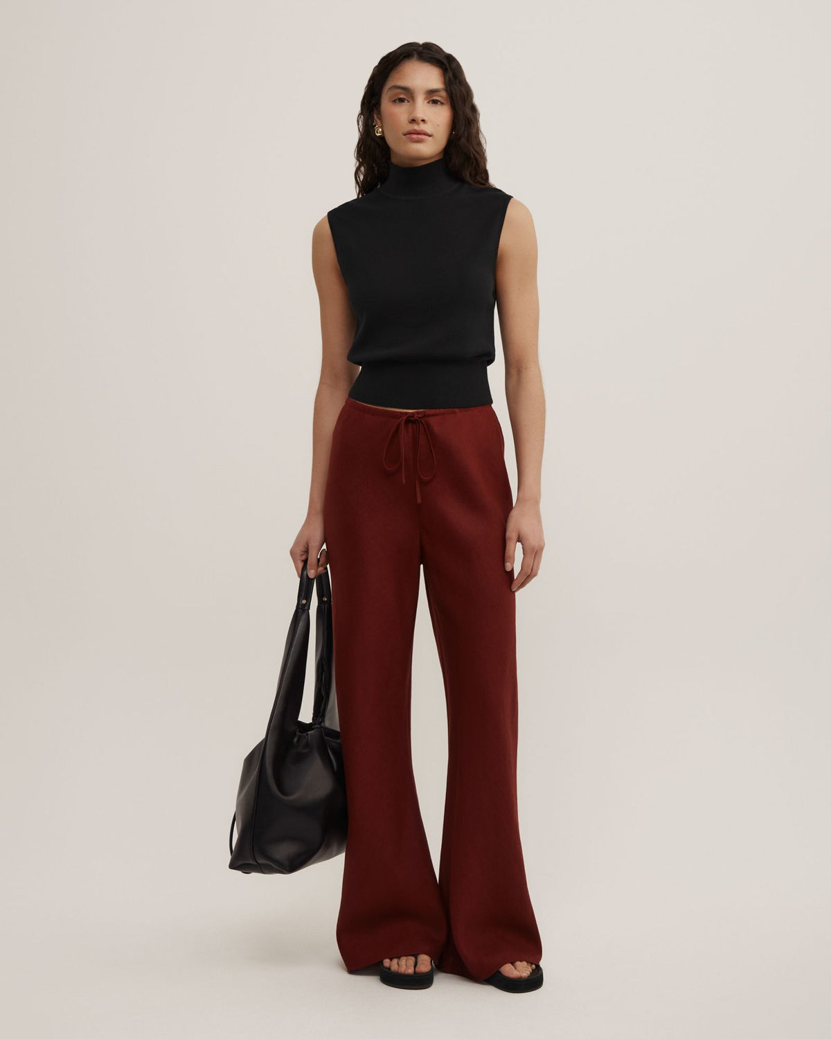 Bias Linen Pants
