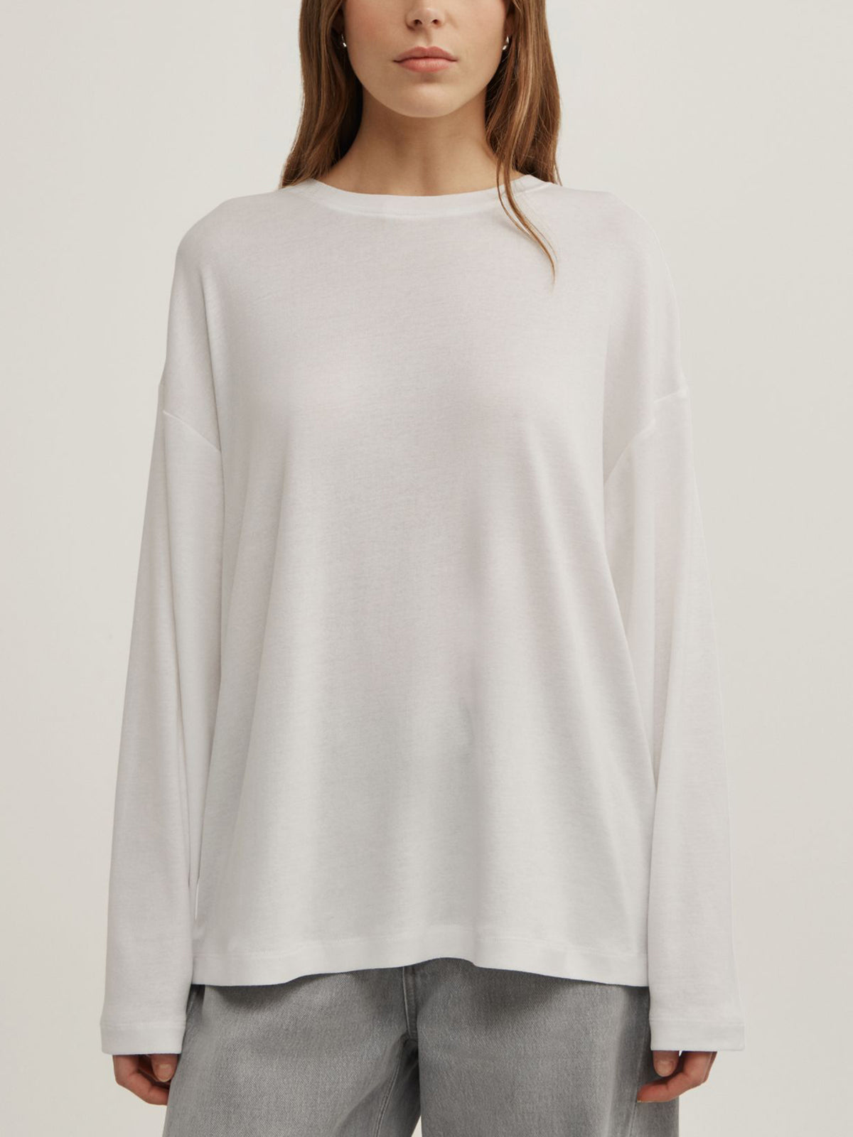Crew Neck Long-Sleeve T-Shirt