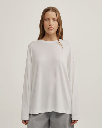 Crew Neck Long-Sleeve T-Shirt