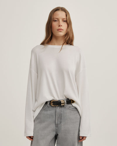 Crew Neck Long-Sleeve T-Shirt