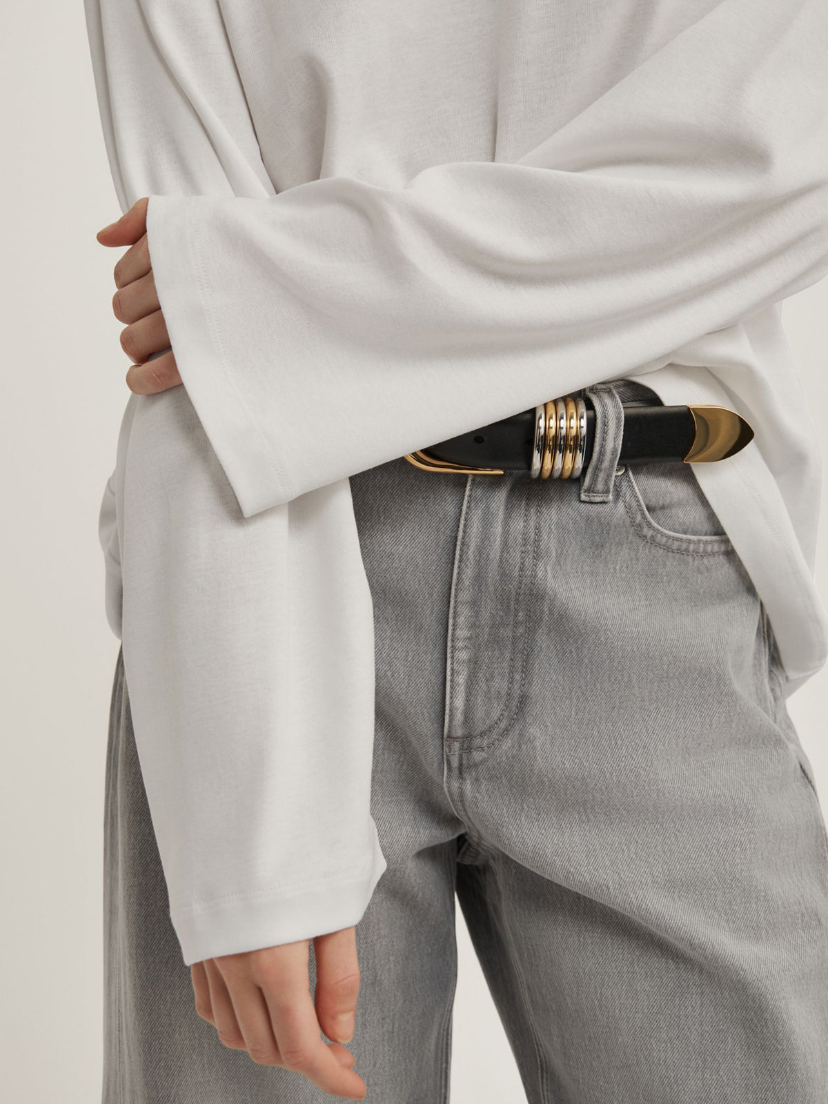 Crew Neck Long-Sleeve T-Shirt
