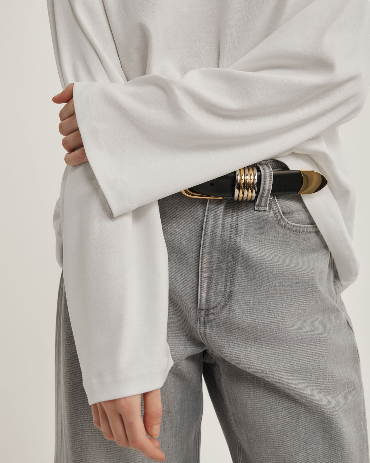 Crew Neck Long-Sleeve T-Shirt