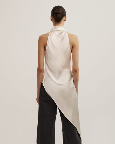 Asymmetric Halter Tunic