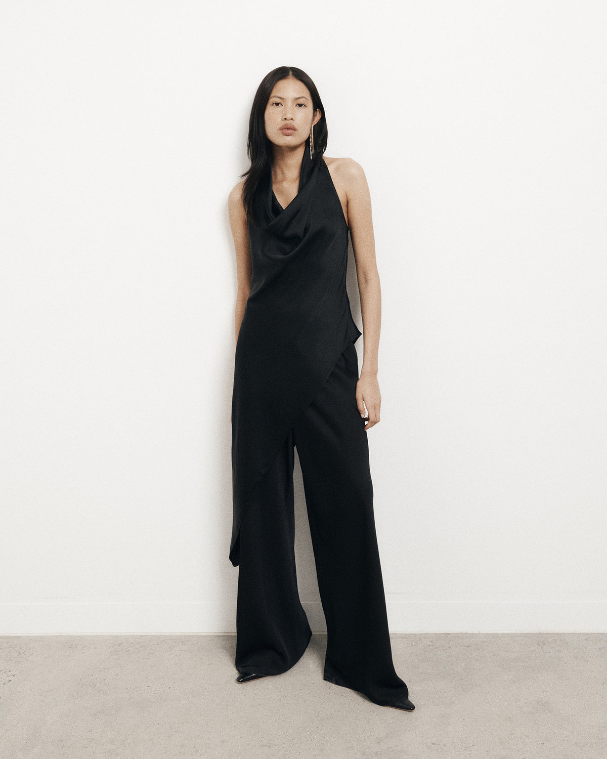 Asymmetric Halter Tunic
